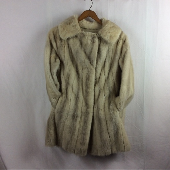 Vintage fur mink coat super fun coat very warm